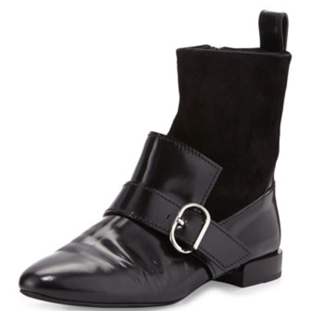 3.1 Phillip Lim Louie Leather Loafer Boots